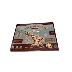 ROKR 3D Wooden Puzzles DIY Building Model Kits-Siege Heavy Ballista New & Sealed